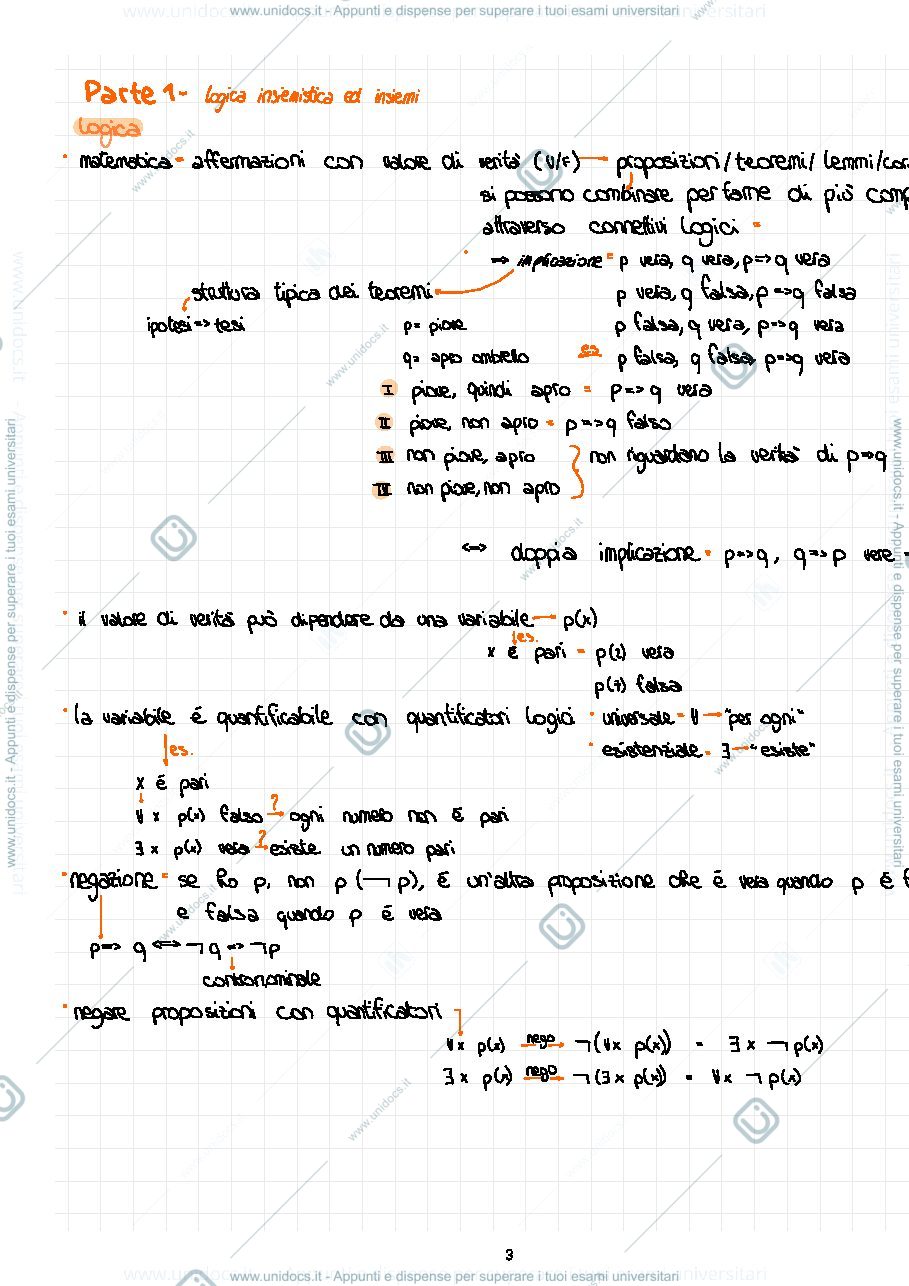 Anteprima pagina 3 — appunti di analisi 1