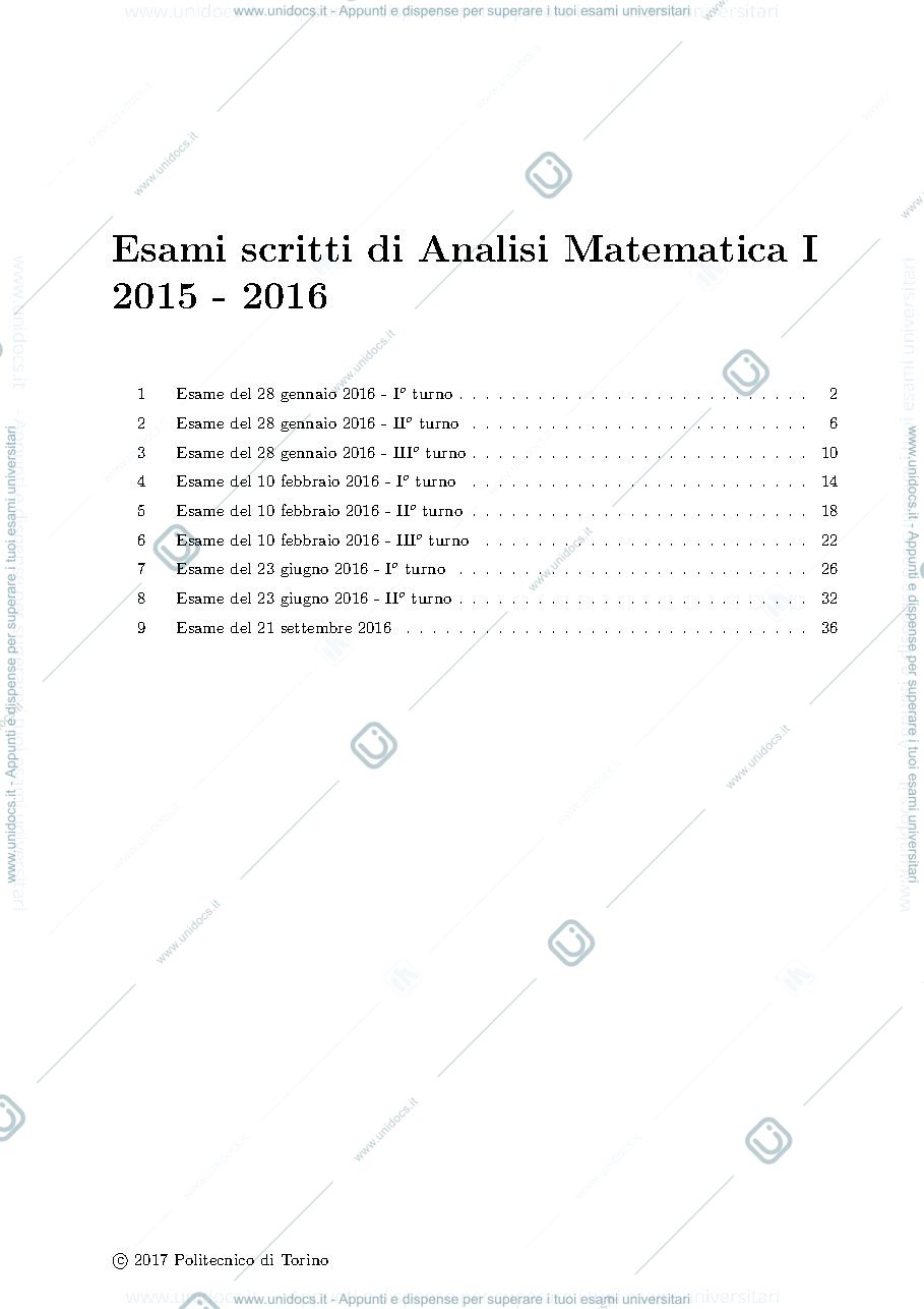 Anteprima pagina 1 — Temi d'esame svolti  a.a.2015-16