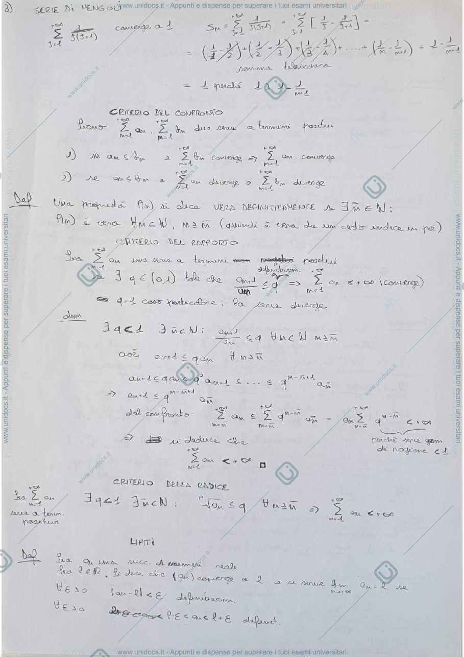 Anteprima pagina 3 — Appunti Analisi 1