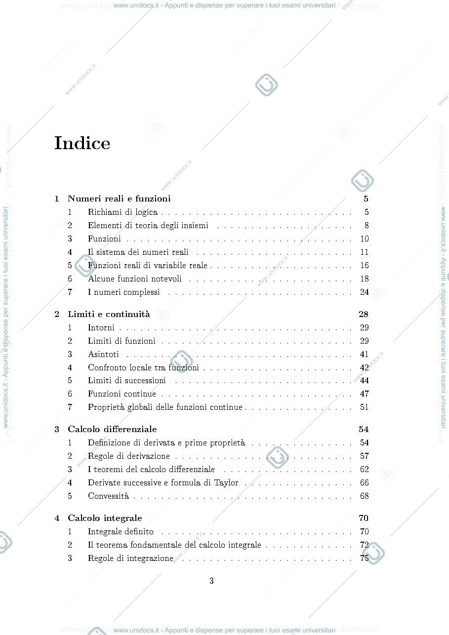 Anteprima pagina 3 — Analisi 1