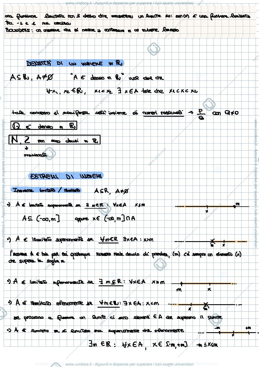 Anteprima pagina 2 — appunti analisi 1 