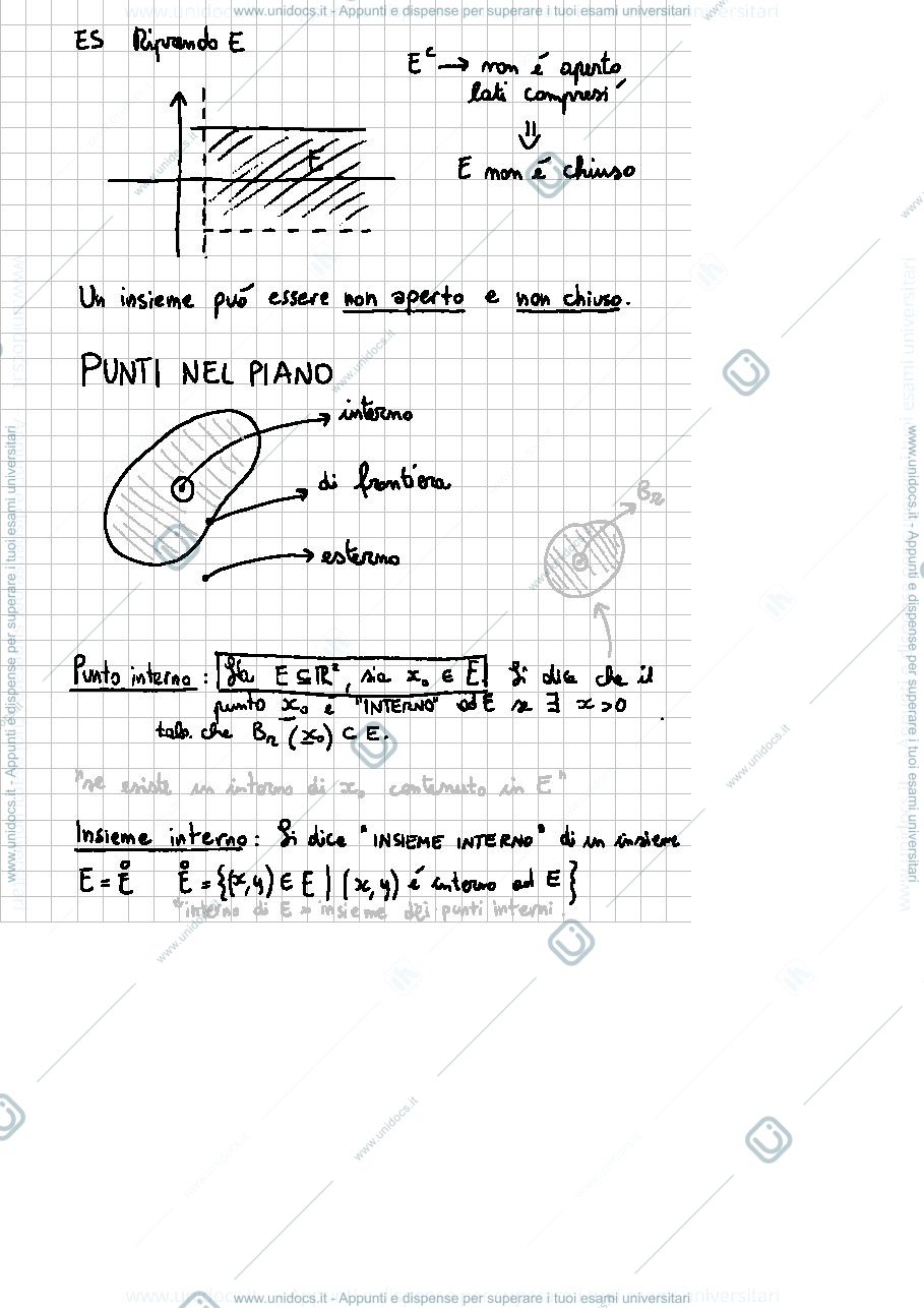 Anteprima pagina 5 — analisi 2, primo parziale, prof. Iannelli