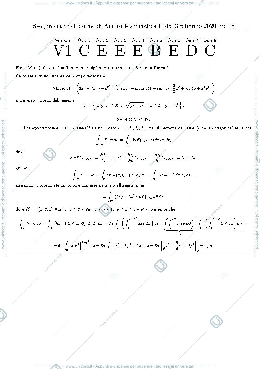 Anteprima pagina 1 — Tema d'esame del 03/02/2020