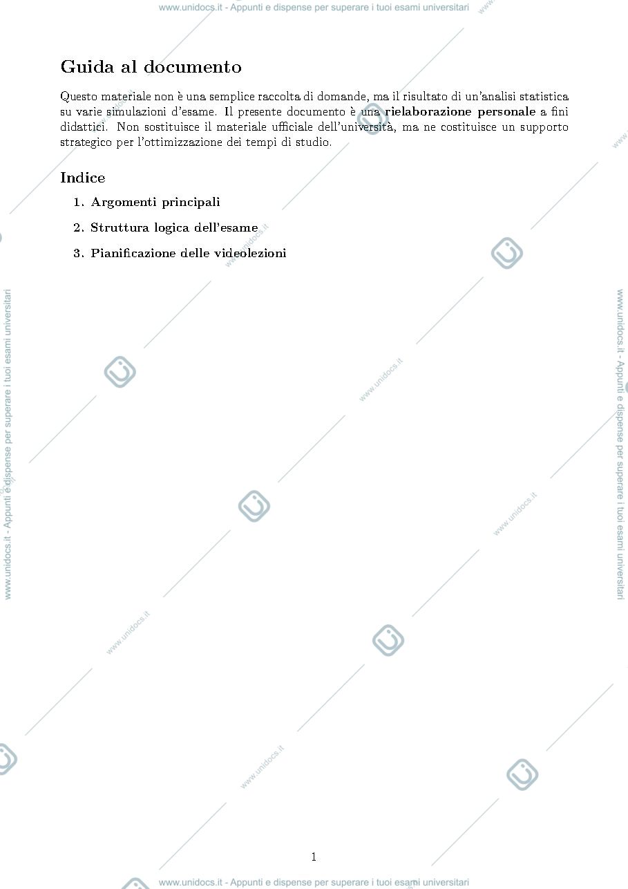Anteprima pagina 2 — Analisi Matematica 2 MERCATORUM L-8/L8 | GUIDA STRATEGICA + PANIERE | 2025-2026
