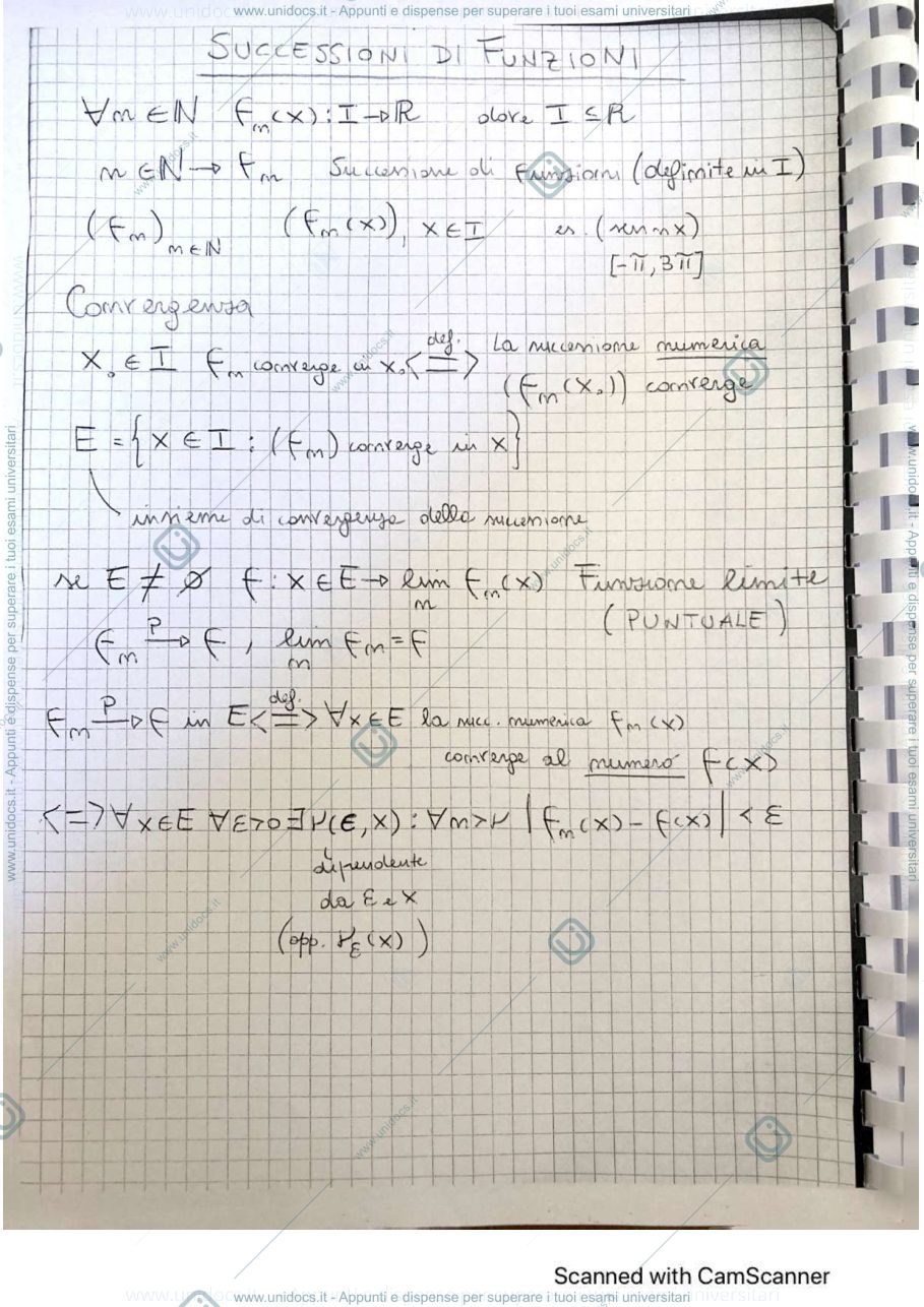 Anteprima pagina 1 — Analisi II