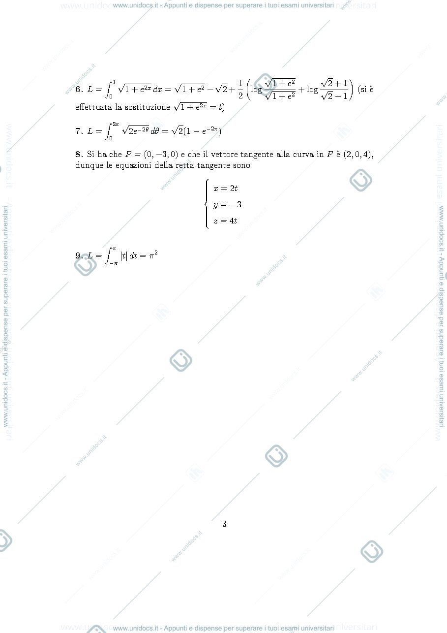 Anteprima pagina 3 — Esercitazioni Analisi II