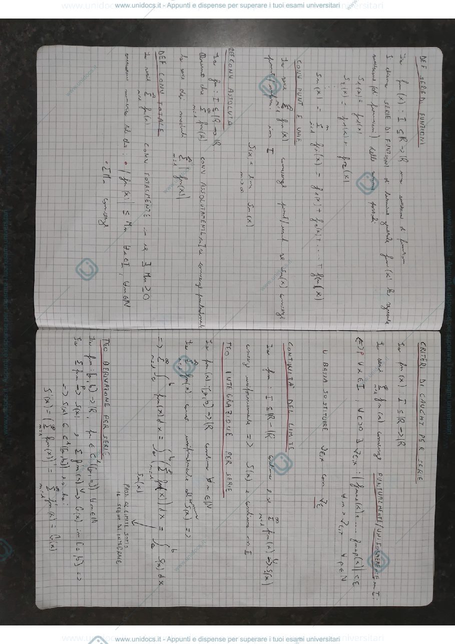 Anteprima pagina 3 — Dimostrazioni di analisi 2 del professore Fernando farroni