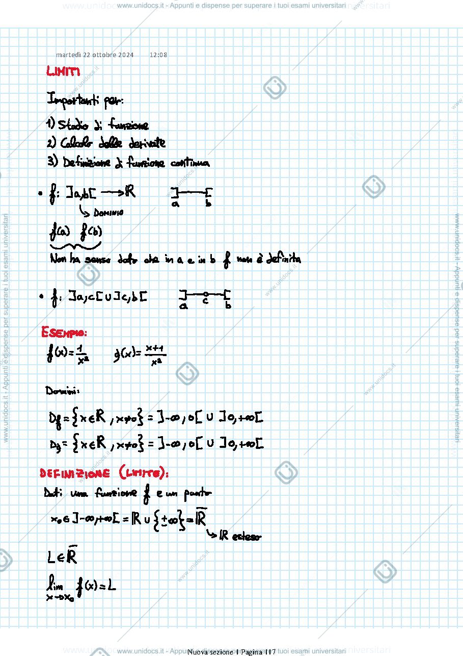 Anteprima pagina 1 — Parte 2 - Appunti Analisi 1 2024/2025