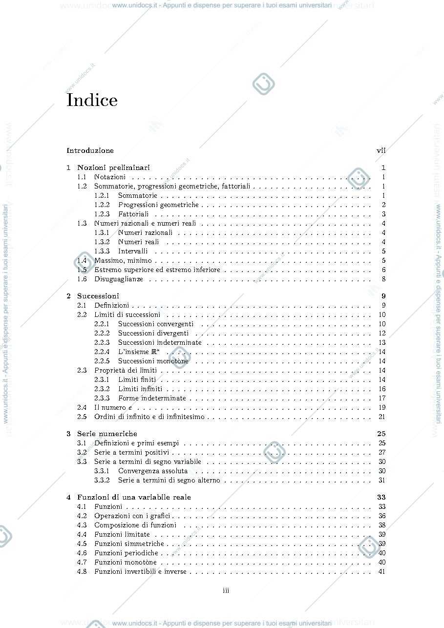 Anteprima pagina 3 — Analisi Matematica1
