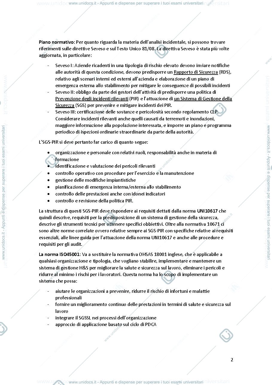 Anteprima pagina 2 — Analsi post incidentale 