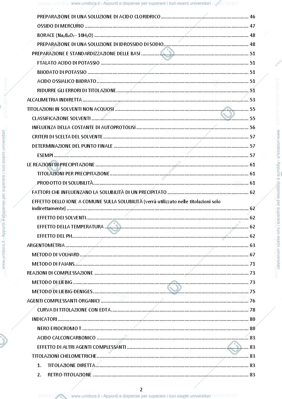 Anteprima pagina 3 — Analisi quantitativa dei farmaci I