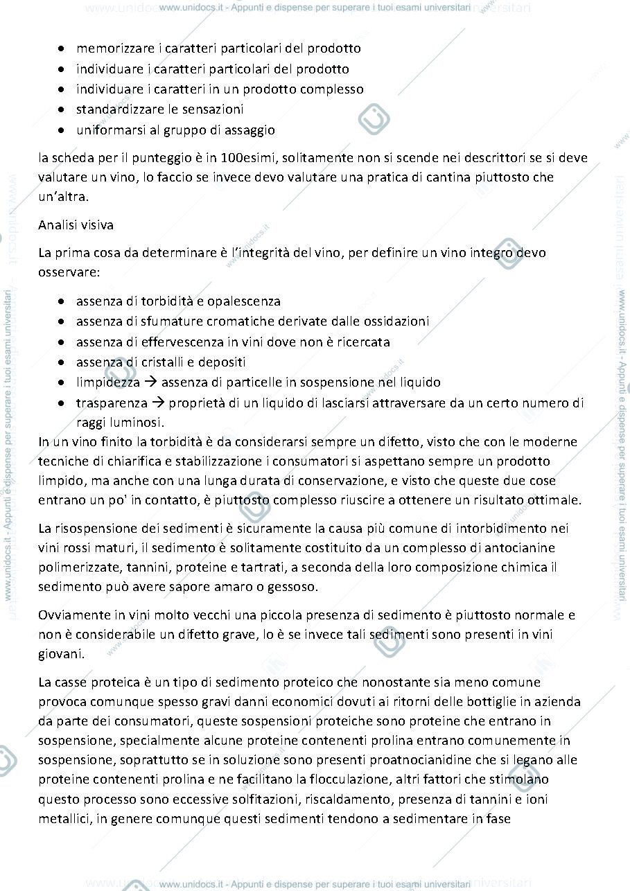 Anteprima pagina 3 — Appunti Analisi Sensoriali Venturi