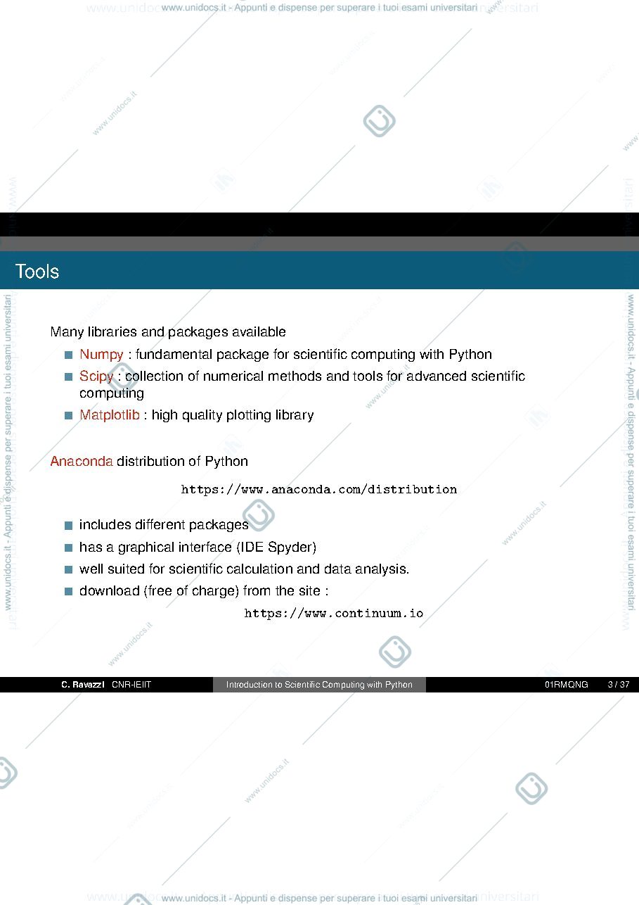 Anteprima pagina 3 — esercitazioni python