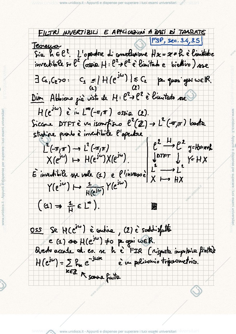 Anteprima pagina 1 — lezioni ( 2a parte )