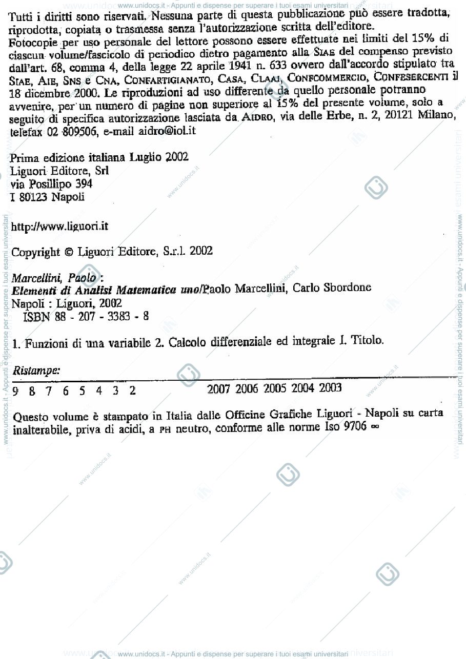Anteprima pagina 2 — analisi 1 pdf libro