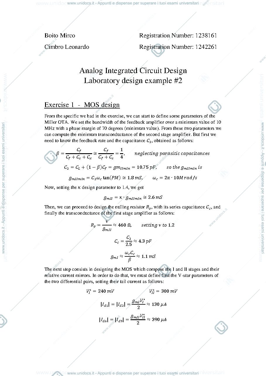 Anteprima pagina 1 — Secondo Homework 19/20