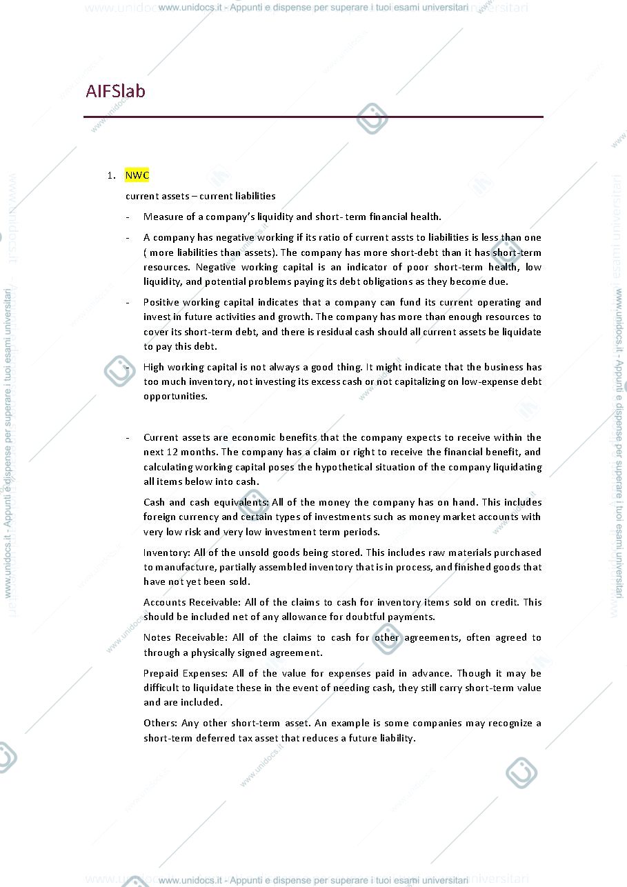 Anteprima pagina 1 — appunti