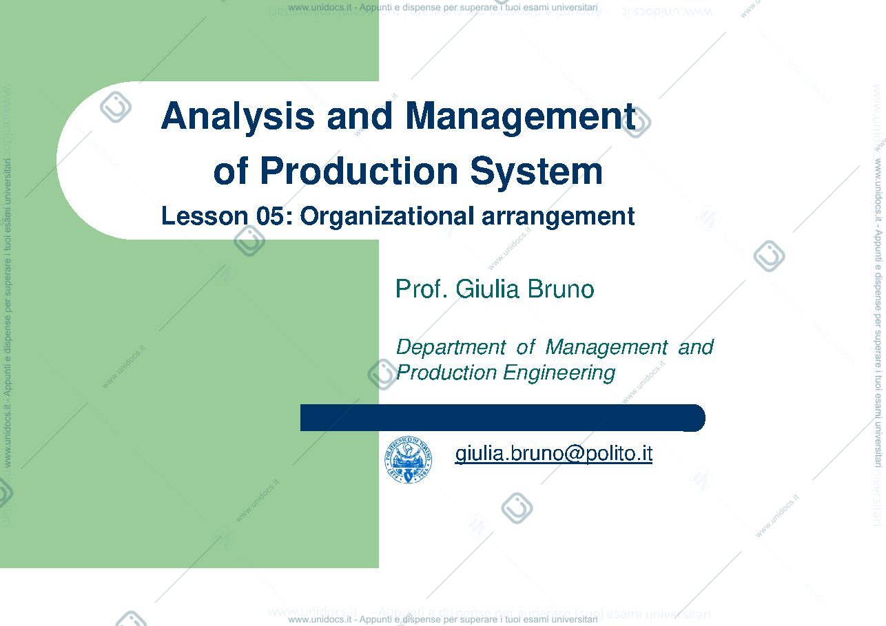 Anteprima pagina 1 — Product tree