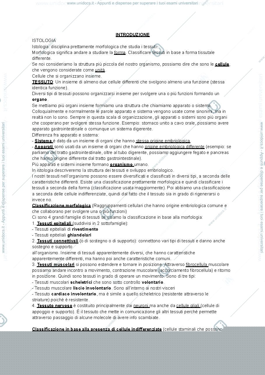 Anteprima pagina 4 — appunti anatomia