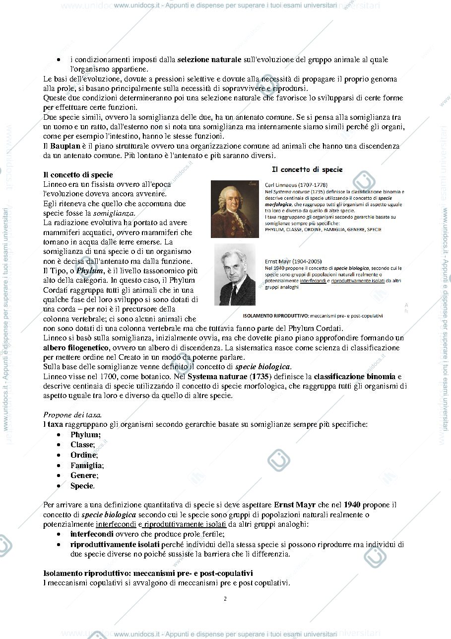 Anteprima pagina 2 — ANATOMIA COMPARATA (AA.2019-2020) - F. Vanzi 