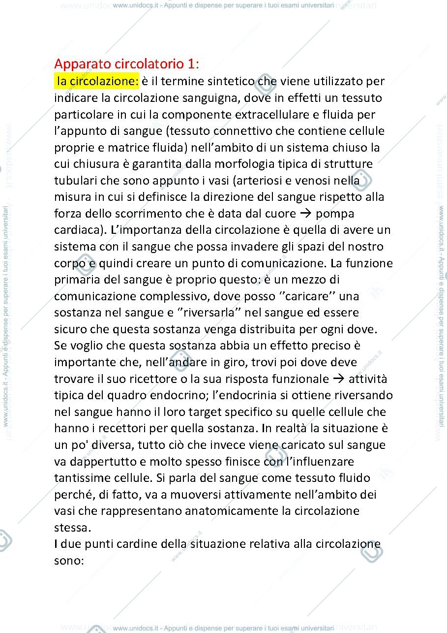 Anteprima pagina 1 — cardiocircolatorio
