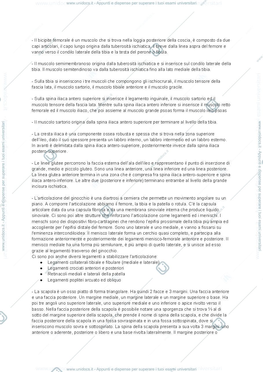 Anteprima pagina 3 — Domande d'esame anatomia 2
