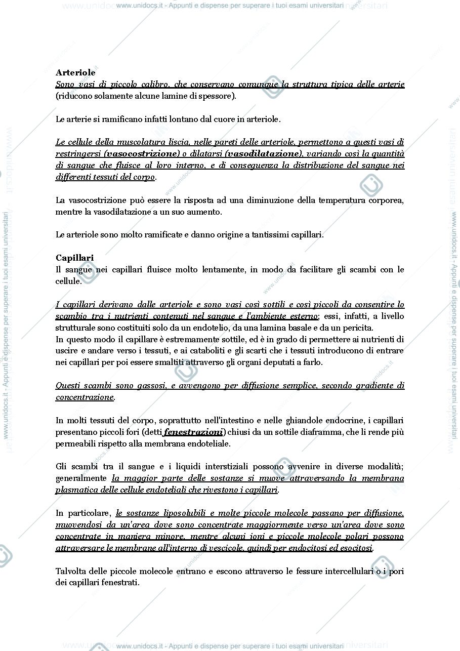 Anteprima pagina 4 — Apparato circolatorio