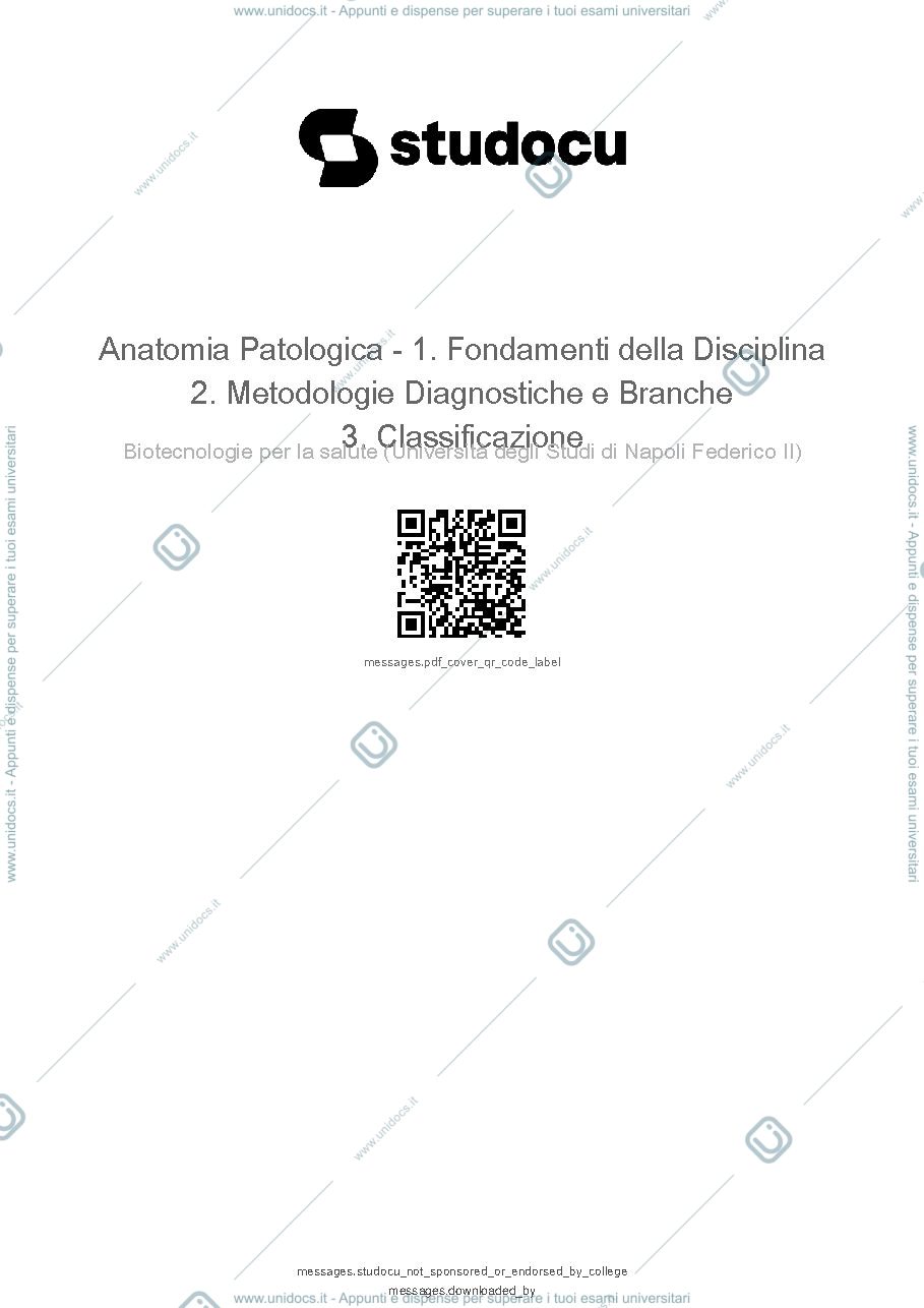 Anteprima pagina 1 — Anatomia Patologica