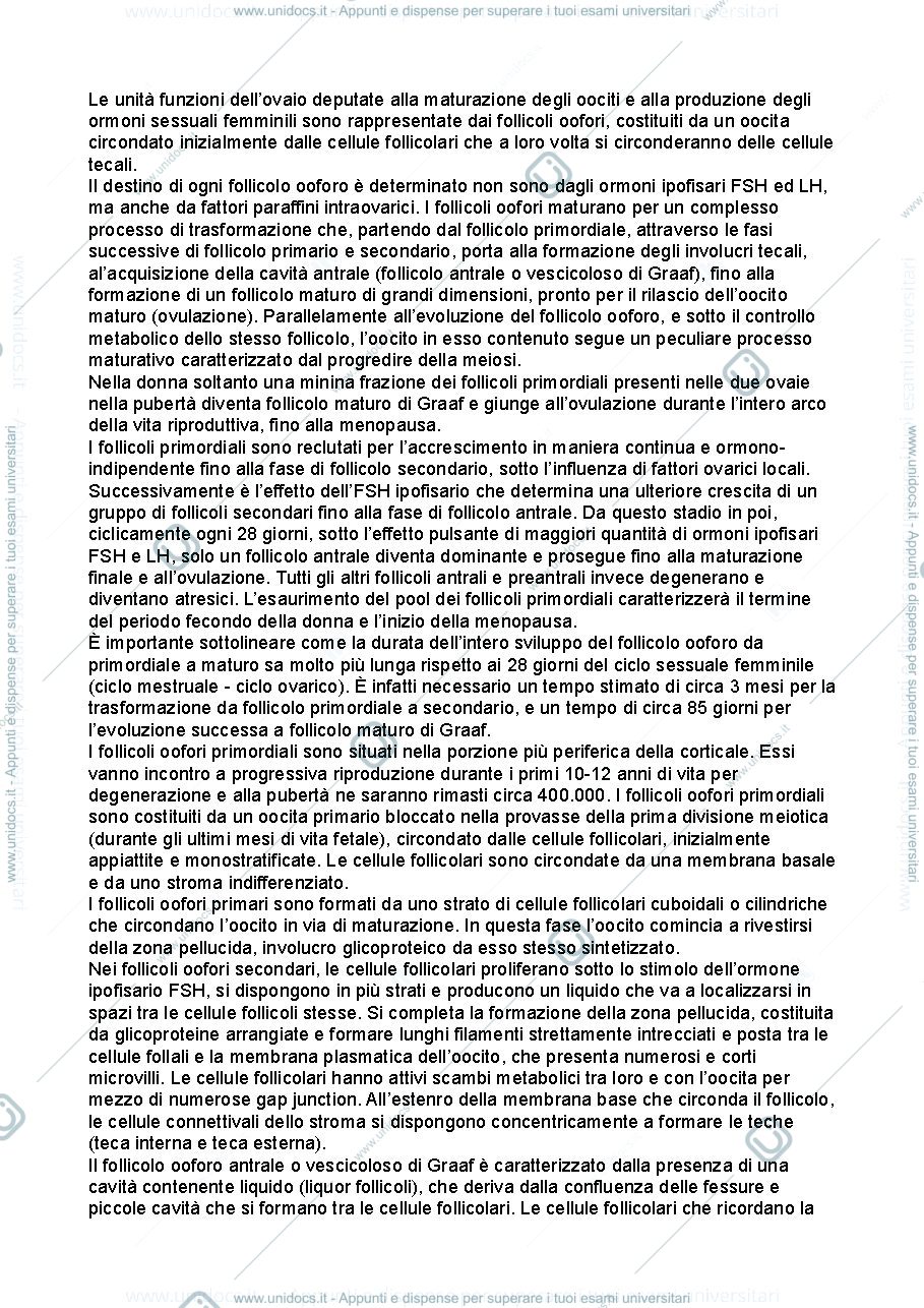 Anteprima pagina 2 — Anatomia umana - apparato genitale femminile