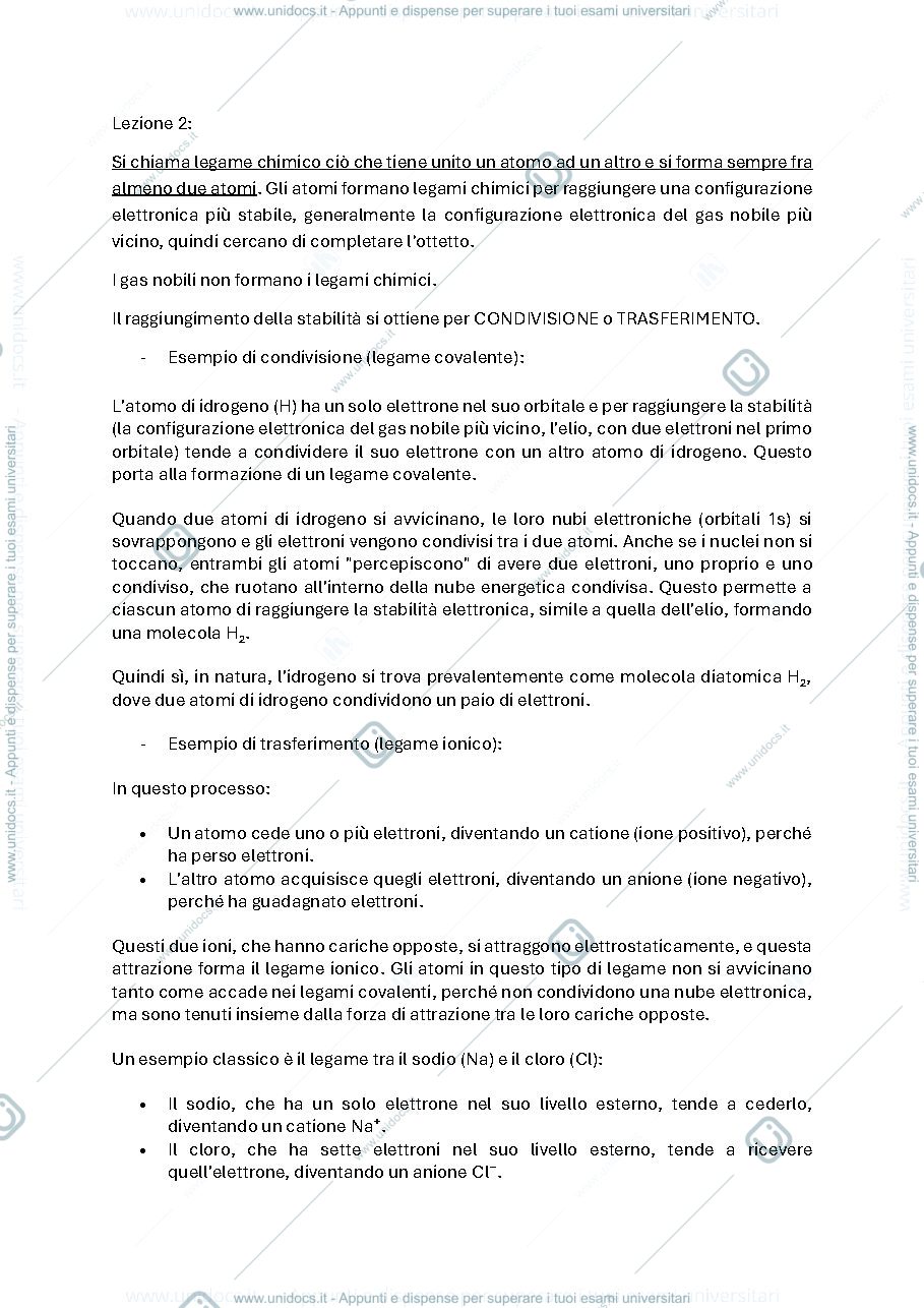 Anteprima pagina 1 — prime lezioni biologia