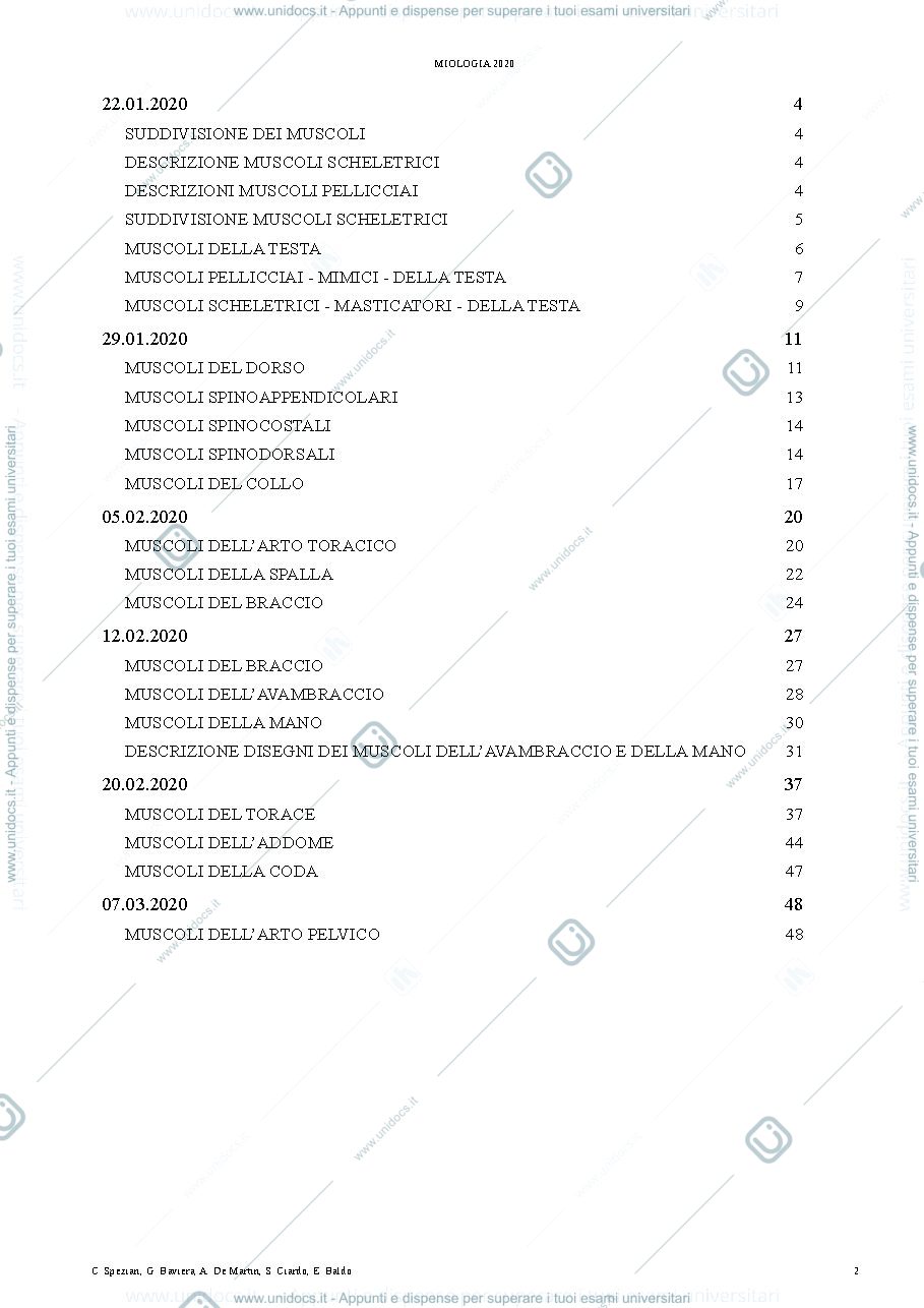 Anteprima pagina 2 — miologia