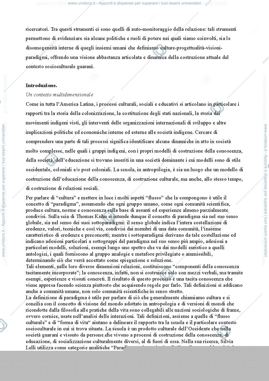 Anteprima pagina 3 — Trasformazioni Guaranì