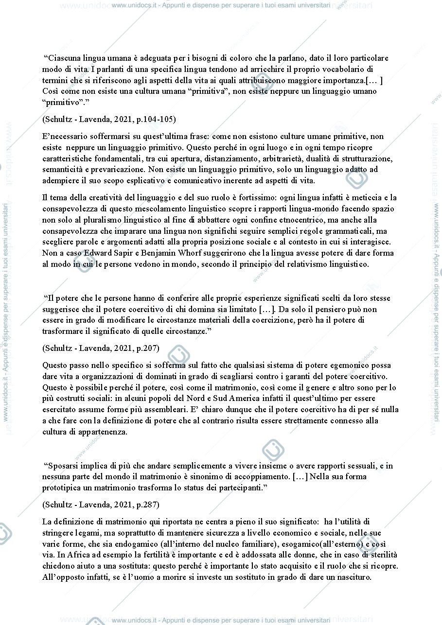 Anteprima pagina 1 — Paper antopologia