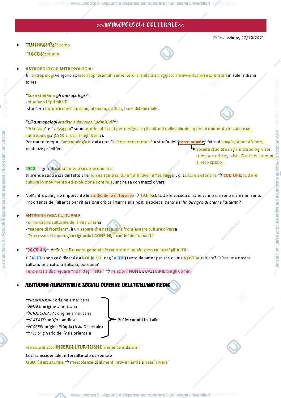 Anteprima pagina 1 — APPUNTI KOTTAK