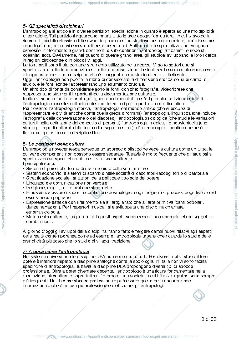 Anteprima pagina 3 — Antropologia culturale (Fabio Dei)