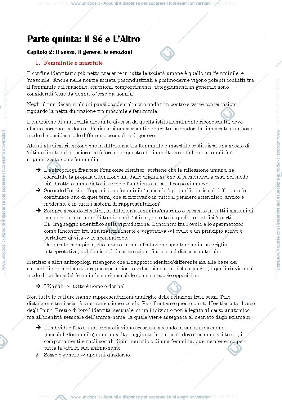 Anteprima pagina 1 — parte quinta