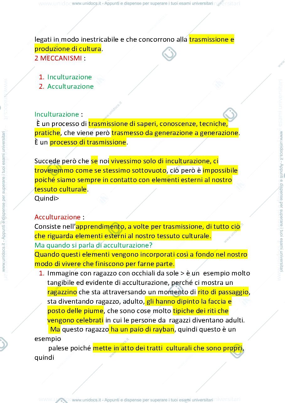 Anteprima pagina 2 — 1 LEZIONE ANTROPOLOGIA