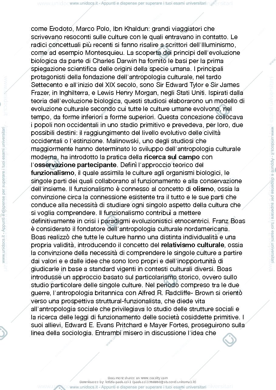 Anteprima pagina 3 — Antropologia culturale 