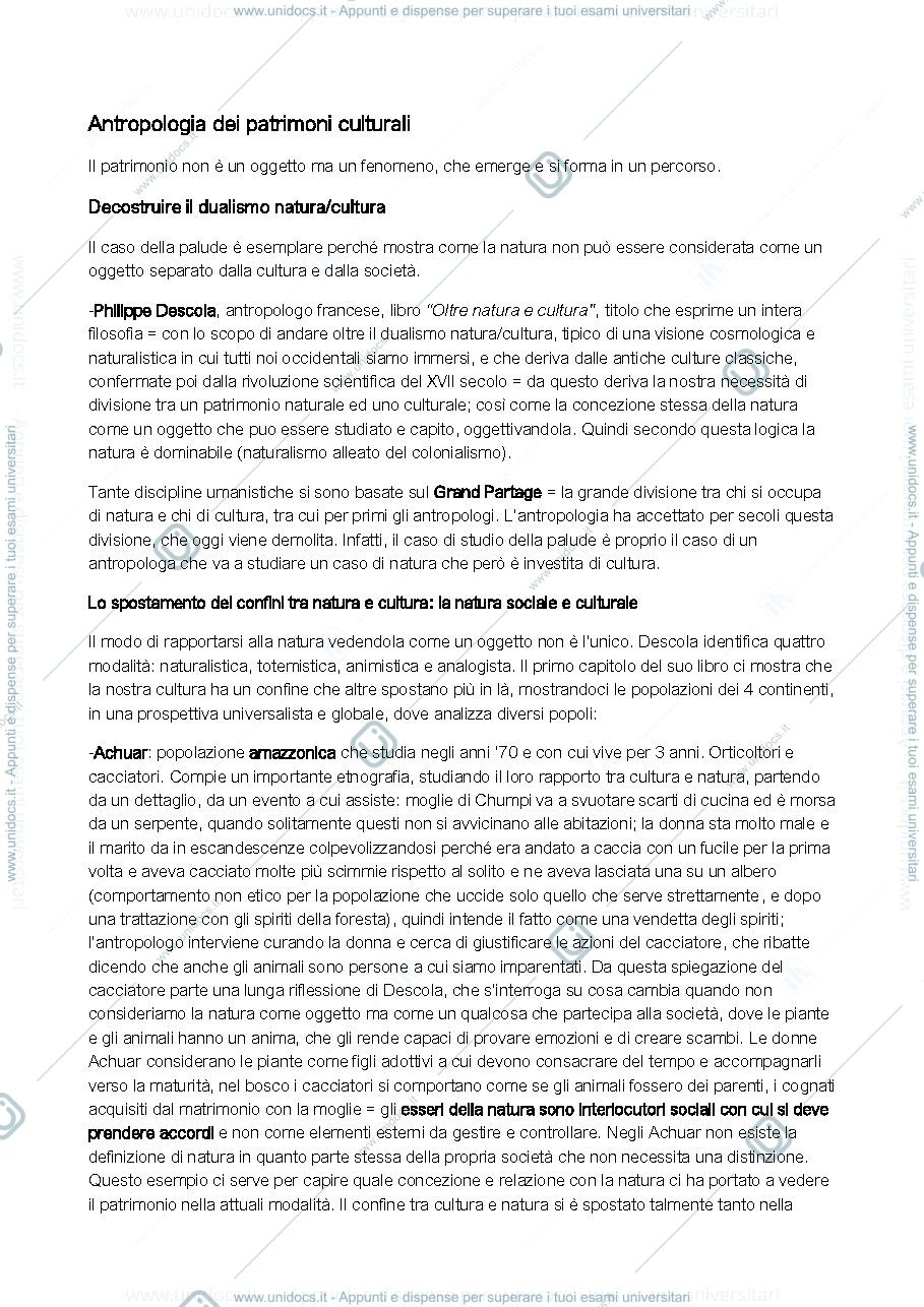 Anteprima pagina 1 — antropologia dei patrimoni culturali