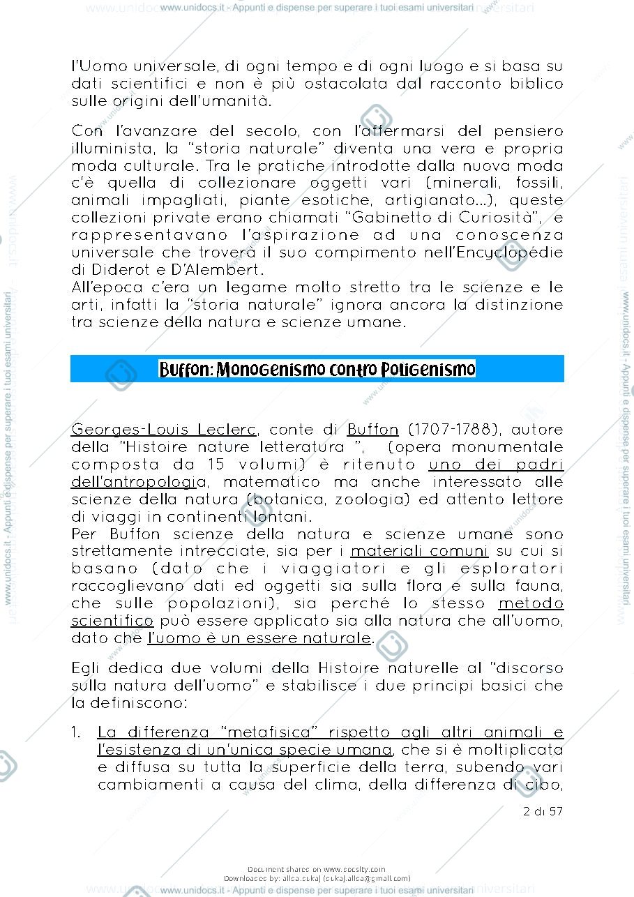 Anteprima pagina 3 — Antropologia di genere - Riassunto