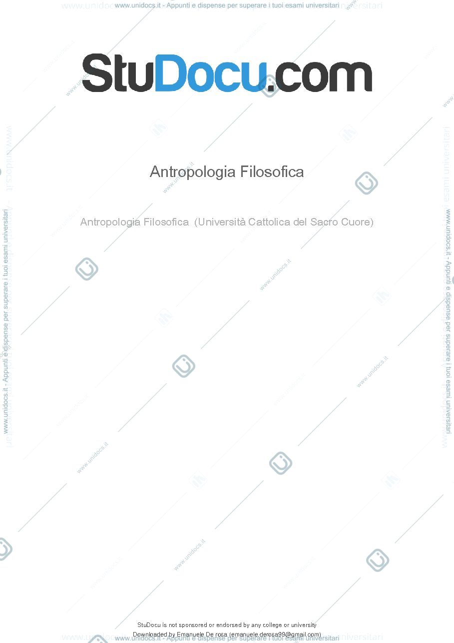 Anteprima pagina 1 — Antropología filo