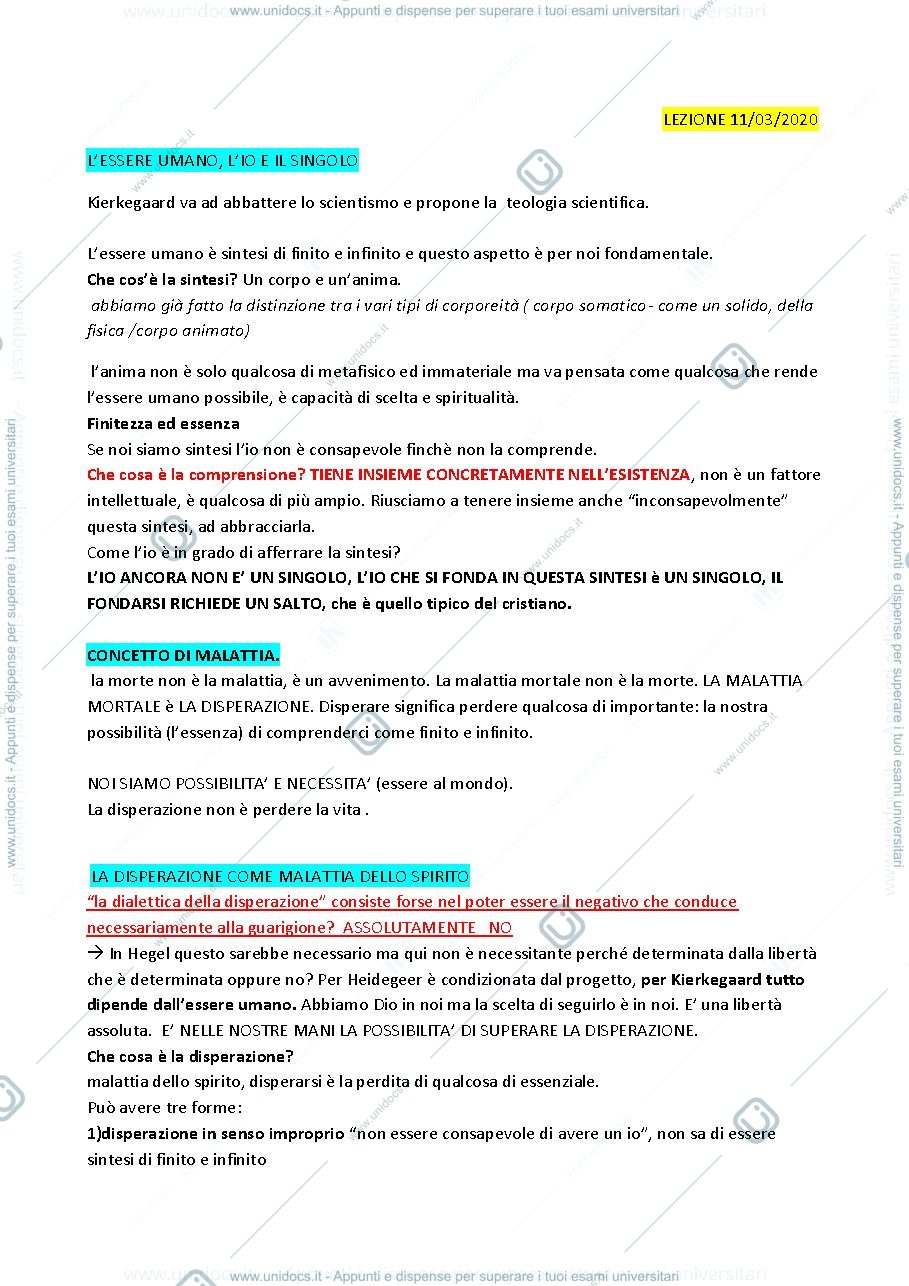 Anteprima pagina 1 — Antropologia Filosofica 