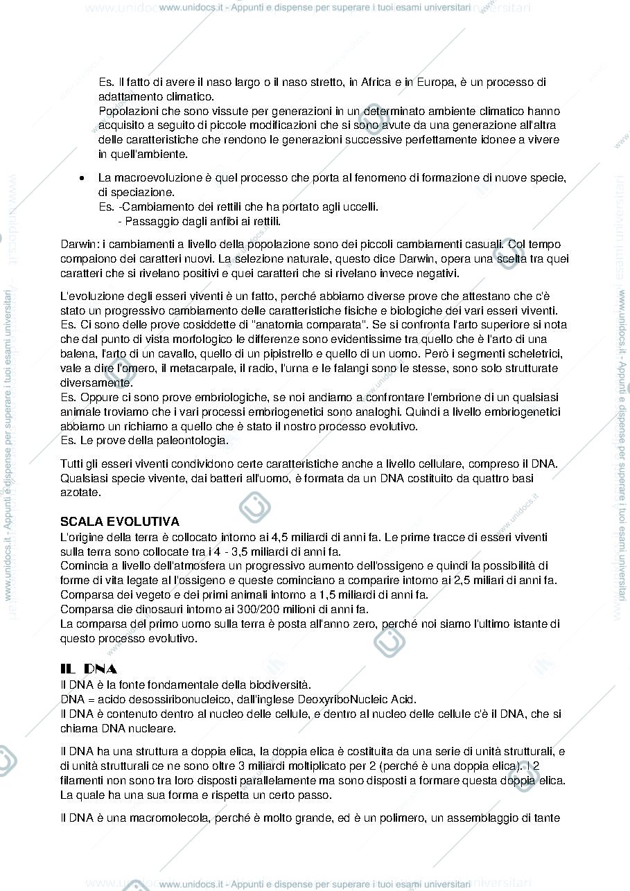 Anteprima pagina 2 — appunti delle lezioni di antropologia fisica