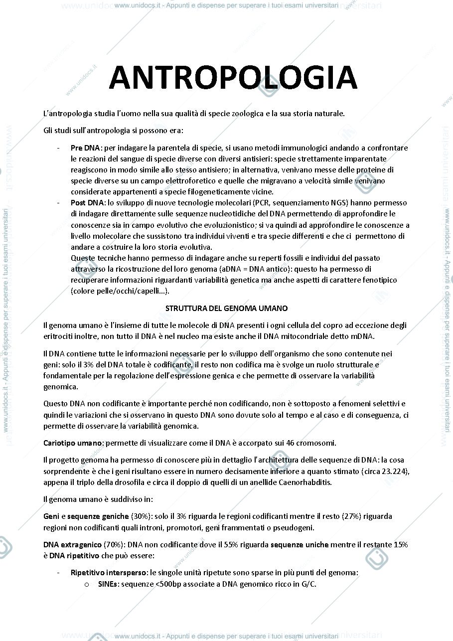 Anteprima pagina 1 — ANTROPOLOGIA 20/21