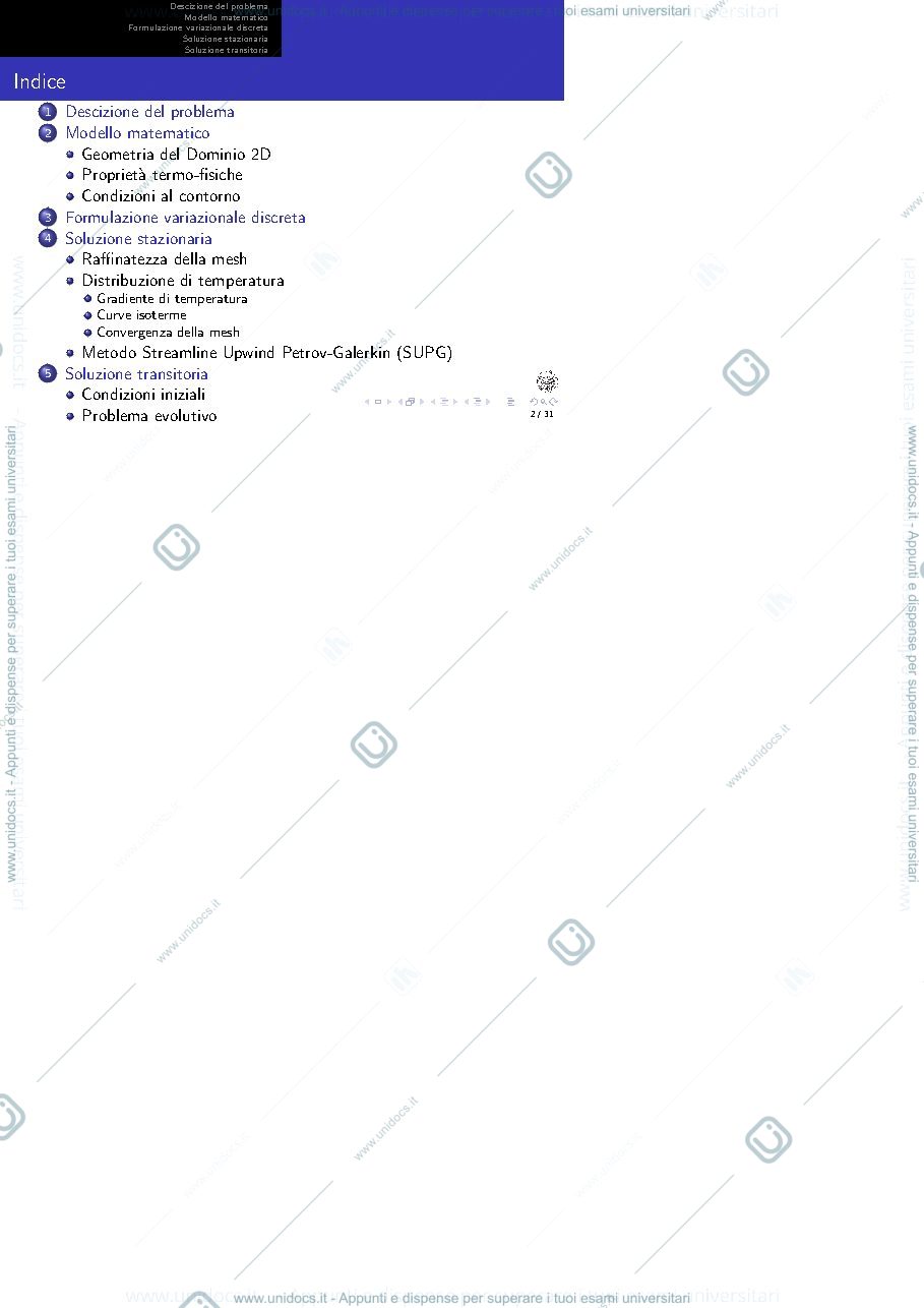Anteprima pagina 2 — Presentazione del progetto di Modelli e metodi numerici