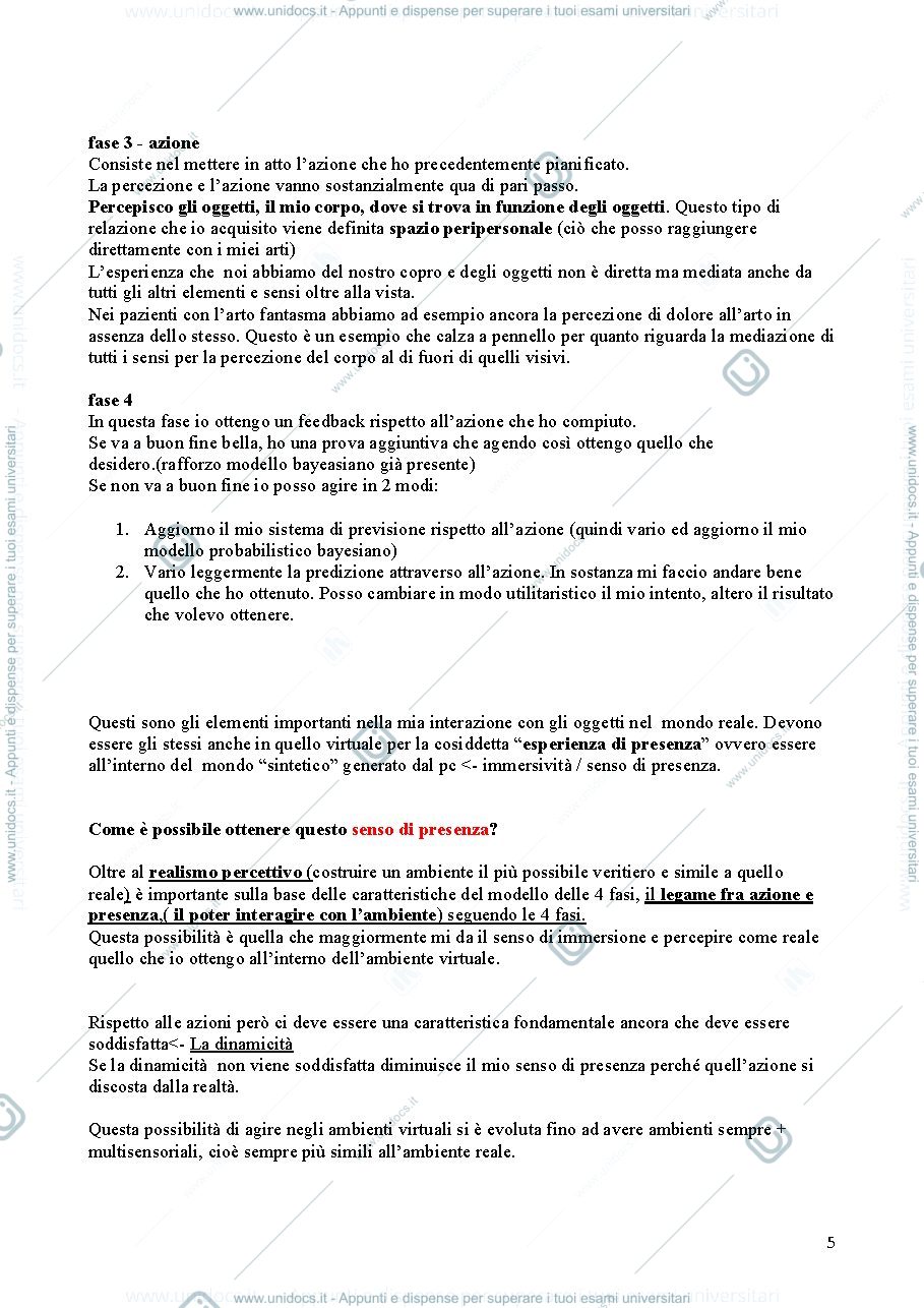Anteprima pagina 5 — Appunti esame Applicazioni realtà virtuale 2020