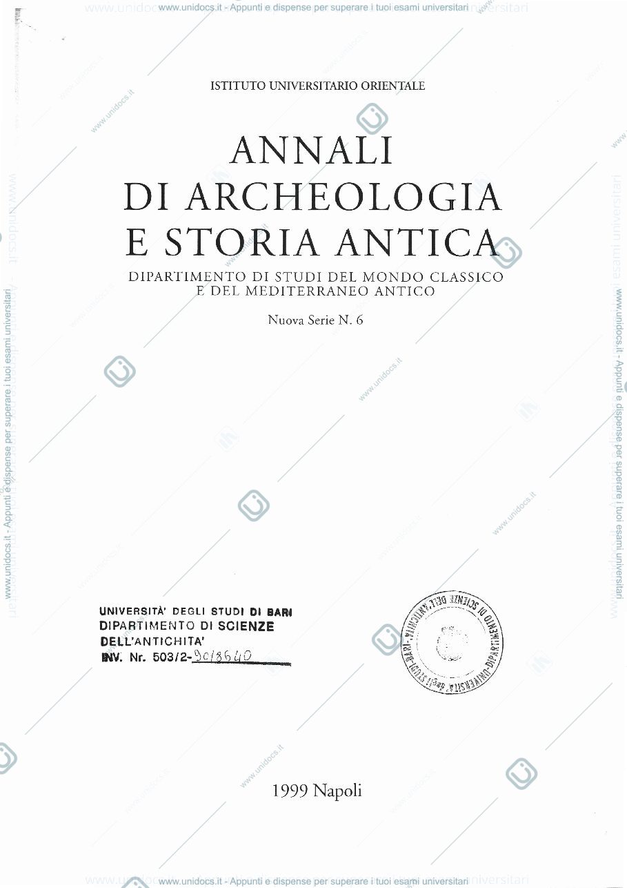 Anteprima pagina 1 — Archeolocia classica