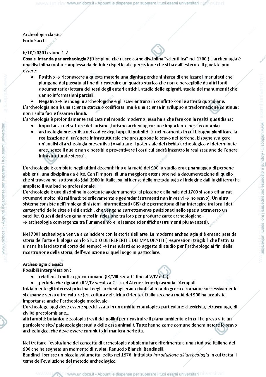 Anteprima pagina 2 — Archeologia classica