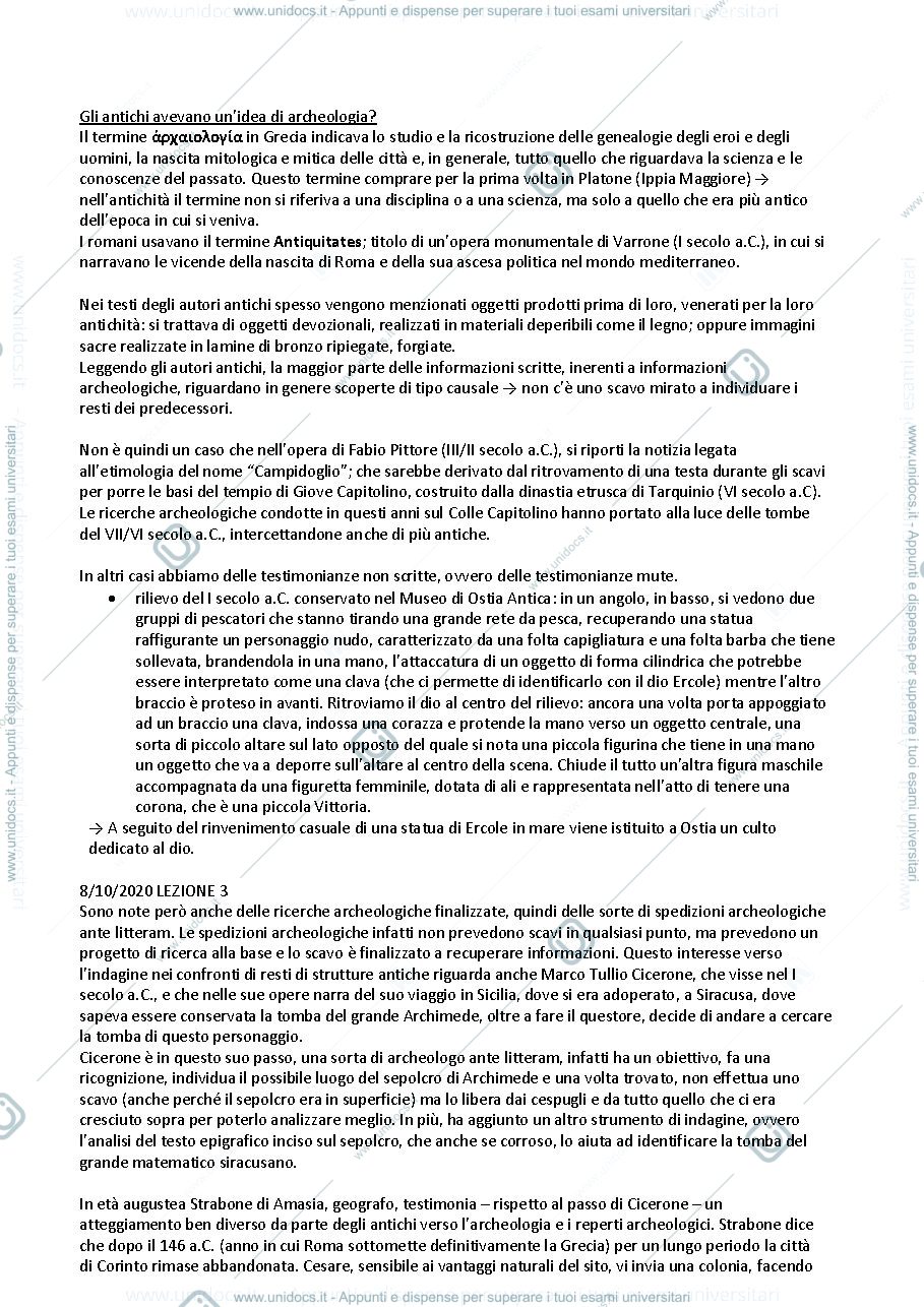 Anteprima pagina 3 — Archeologia classica