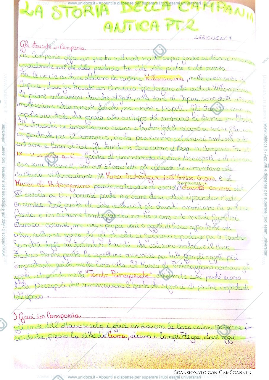 Anteprima pagina 1 — La storia della Campania antica PT.2